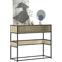 vidaXL Wandtafel 90x35x80 cm bewerkt hout sonoma eikenkleurig