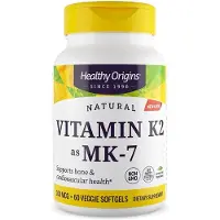 Healthy Origins - Vitamine K2 MK7 100 mcg, 60 zachte capsules