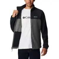 Columbia Funktionele fleece-jas 'Steens Mountain' grijs / zwart