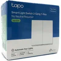 Tapo S220 2-gang 1-weg Smart-lichtschakelaar Wit