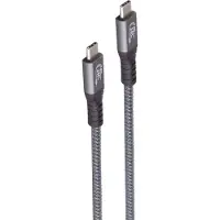 Shiverpeaks USB Kabel Typ-C Stecker auf Typ C Stecker, 4.0, 240W, PRO, 2,0m