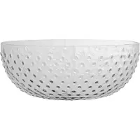 Bloomingville Justina Schaal, Helder, Gerecycled Glas