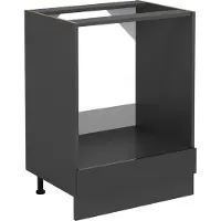 Vicco R-Line Ovenombouwkast – 60 cm zonder werkblad Antraciet Hoogglans