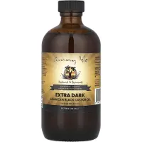 Sunny Isle Jamaican Black Castor Oil Jamaicaanse Extra Donkere Zwarte Castorolie Regular 8oz.