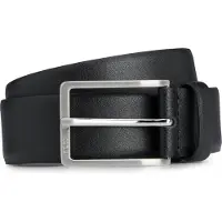 BOSS Riem 'Erman' zwart / zilver