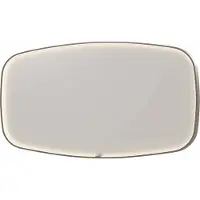 Ink Spiegel SP31 160x4x80 cm incl. LED-verlichting en Spiegelverwarming Geborsteld RVS
