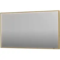 Ink Spiegel SP19 140x4x80 cm incl. direct LED-Verlichting Rondom en Spiegelverwarming Mat Goud