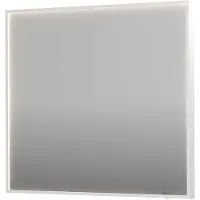 Ink Spiegel SP19 90x4x80 cm incl. direct LED-Verlichting Rondom en Spiegelverwarming Mat Wit