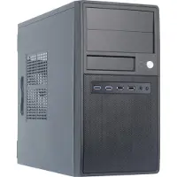 Chieftec CT-04B-OP Mini-tower PC-behuizing Zwart Harde schijf installatie zonder gereedschap