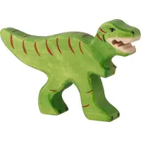 Gollnest & Kiesel Dinos - Tyrannosaurus Rex - 10X2X13Cm - Houten Figuur - Handgemaakt