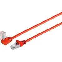 Shiverpeaks S/FTP CAT6 Gigabit netwerkkabel haaks/recht / rood - 5 meter