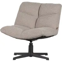 Woood Vinny Draaifauteuil - Bouclé - Zand - 80x75x75