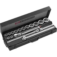 Facom doppenset 3/4" 6-kant 19-55mm - KL.411