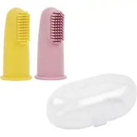 Nattou Baby Tandenborstel Roze/Oker | 2 stuks