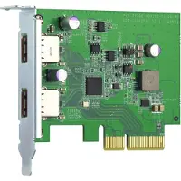 Qnap QXP-10G2U3A, QXG-10G2U3A: PCIe-uitbreidingskaart met dubbele USB3.2 Gen2-poorten