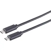 S-Impuls USB-C kabel | USB3.2 20 Gbps | PD 60W | 4K 60Hz | zwart | 1 meter