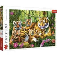 Trefl Puzzel Tijgers | 500 stukjes