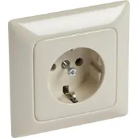 Legrand 776120, Type F, Schroeven, Wit, IP20, 250 V, 16 A
