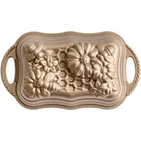 Nordic Ware Honingraatbroodpan, Bakblik, Goud