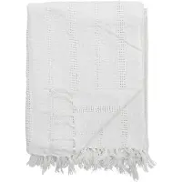 Bloomingville Niccoline Plaid, Wit, Katoen