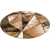 Brilliant Vloerkleed Designer Brilliant Magic Rond