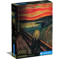 Ginza.se - Puzzel - 1000 Stukjes - De Schreeuw van Munch - Puzzel Voor Volwassenen en Kinderen Vanaf 14 Jaar