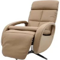 Mendler Relaxfauteuil -L11, design tv-fauteuil, ligfauteuil, verstelbare ligfunctie ~ taupe