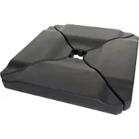 Mendler Parasolvoet -A40, parasolvoet voor zweefparasol Marktparasolvoet voor grondkruis, 80kg