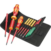 Wera 05006609001 16-delig Kraftform Kompakt VDE 16 Torque 1,2-3,0 Nm Extra Slim 1 Tool Finder Wisselklingenset In Etui