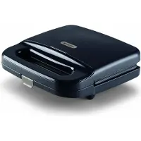 Ariete 1971/00 - tosti-apparaat - sandwichmaker - 750 Watt - Antiaanbaklaag - Verticaal op te Bergen - Easy Lock Systeem - Zwart