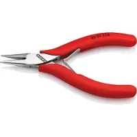 Knipex 35 21 115 Platte rondbektang Elektronica en fijnmechanica Recht Gereedschapsstaal 115 mm