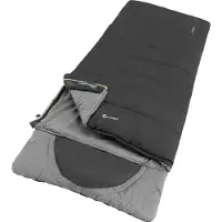 Outwell Contour Midnight Black Slaapzak (Rits Rechts)