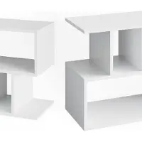 Vicco Karel TV-meubel – 120 x 50.6 cm Wit