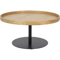 White Label Bijzettafel Yuri Oak - Maat L
