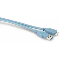 S-Impuls USB3.0 aansluitkabel, A/Micro-B, 5 m, blauw