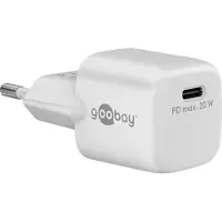 Goobay nano USB lader | USB-C PD | GaN | 20W | wit
