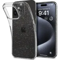 Spigen Liquid Doorzichtig iPhone 15 Pro Hoesje Glitter