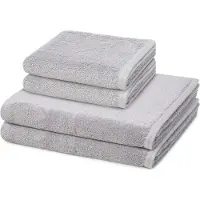 Vossen Sonstiges 2 X handdoek 2 X douchehanddoek - in set 4 pack Vegan Life