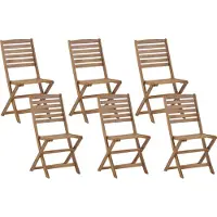 Beliani TOLVE - Tuinmeubel set - Lichte houtkleur - Acaciahout