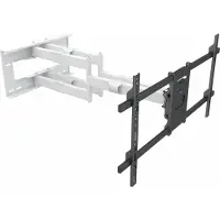 Multibrackets Universal Long Reach Arm HD 910 Meterm Dual White - 42 t/m 80 inch schermen
