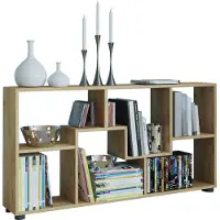 VCM Pintal wandkast 6 planken eik decor.