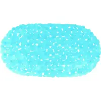 Overig Msv Antislipmat Galets - Licht Blauw - 39x99cm