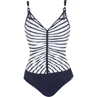 Sunflair Badpak donkerblauw / wit