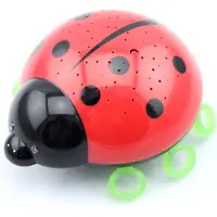 Niermann Standby Sterrenhemel met het LED-nachtlicht Beetlestar BEETLESTAR, rood, Kinderkamer, Kunststof, Tafellamp