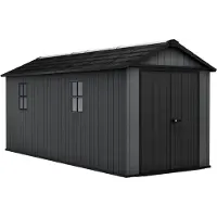 Keter Newton 7517 Tuinhuis - 539x230x246cm - Grijs
