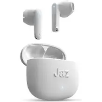 JAZ Echte draadloze stereo Amber (Bluetooth 5.3, Wit (4 h), Koptelefoon, Wit