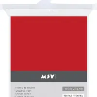 MSV Douchegordijn Rood 180cm