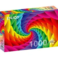 Enjoy Gradient Rainbow Swirl Puzzel (1000 stukjes)