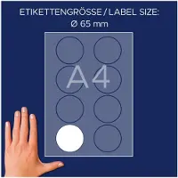 Avery zelfklevende etiketten wit 160 stuks
