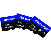 ISTORAGE MicroSD Card 1TB - 3 Pack - alleen te gebruiken met de datAshur SD flashdrive (module) - IS-FL-DSD-256